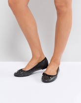 New Look - Ballerine con borchie - Nero