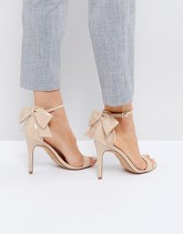 ASOS - HEATWAVE - Sandali con tacco effetto nudo - Beige