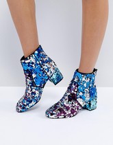 ASOS - RAINBOW - Stivaletti con paillettes - Multicolore