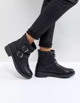 ASOS - ACCENT - Stivaletti stile motociclista con borchie - Nero