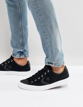 Converse - Ox Star Player 157761C - Scarpe da ginnastica nere di tela - Nero