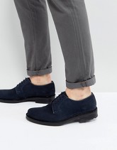 Dead Vintage - Scarpe derby blu navy scamosciato - Blu