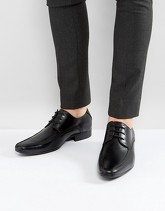 New Look - Scarpe stringate nere con pannelli traforati laterali - Nero