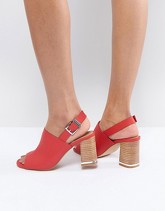 ASOS - TIFFY - Sandali con tacco - Rosso