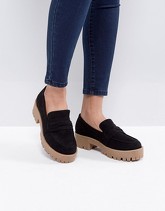 ASOS - OXO - Scarpe stile mocassino con suola spessa - Nero