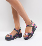 ASOS - TOUCAN - Sandali con zeppa - Multicolore