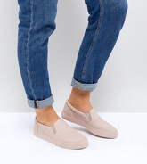 ASOS - DIANNA - Scarpe da ginnastica di tela senza lacci - Beige