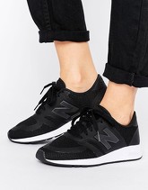 New Balance - 420 - Scarpe da ginnastica nere in tessuto a micro rete - Nero