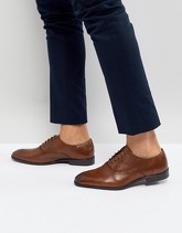 ASOS - Scarpe brogue in pelle color cuoio - Cuoio