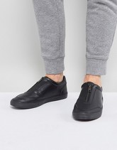 ASOS - Scarpe da ginnastica nere con zip - Nero