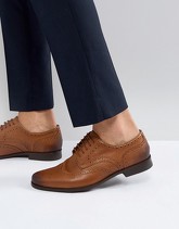 KG By Kurt Geiger - Scarpe brogue color cuoio - Cuoio