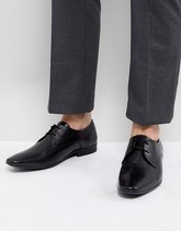 Pier One - Scarpe derby nere in pelle - Nero