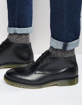 Red Tape - Desert boots di pelle nere - Nero