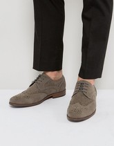 River Island - Scarpe brogue grigie - Grigio