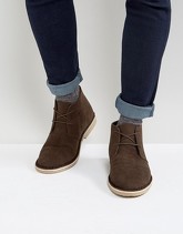 ASOS - Desert boots in camoscio sintetico marrone - Marrone