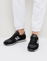 New Balance - 420 - Scarpe da ginnastica scamosciate nere U420PKB - Nero