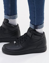 Nike - Air Force 1 Mid '07 315123-001 - Scarpe da ginnastica nere - Nero