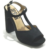Sandali Refresh 63587 SANDALI TACCO ALTO SPESSO T BAR NERO