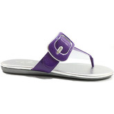 Sandali Hogan scarpe donna sandali viola vernice wh79