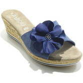 Scarpe Baroli 8577 CIABATTE ZEPPA MEDIA CAMOSCIO BLU