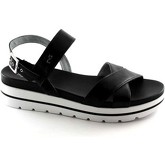 Sandali Nero Giardini 17801 nero scarpe donna sandali pelle fibbia platform