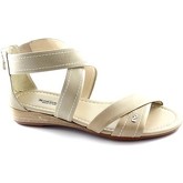 Sandali Nero Giardini 15560 sabbia scarpe donna sandali intreccio zip