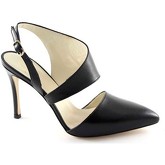 Sandali Malù MALU' 1991 nero scarpe sandali donna eleganti pelle tacco