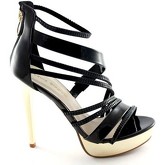 Sandali Laura Biagiotti 937 nero scarpe donna sandali tacco alto plateaux