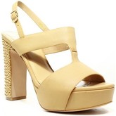 Sandali Luciano Barachini 6045B NATURALE SCARPE DONNA SANDALO CON TACCO, PRIMAVERA ESTATE