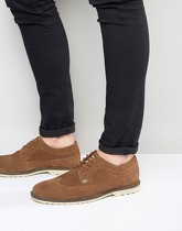 Original Penguin - Scarpe brogue cuoio scamosciate - Cuoio