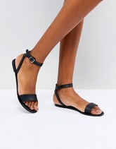 ASOS - FELINA Jelly - Sandali bassi - Nero