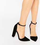 ASOS - PENALTY - Scarpe a punta con tacco alto - Nero