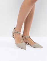 ASOS LIL - Ballerine a punta - Grigio