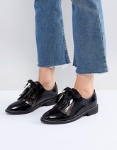 ASOS - MONDAY - Scarpe basse in pelle - Nero