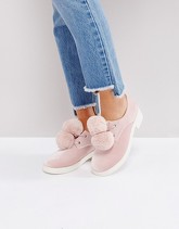 ASOS - MARSHMALLOW - Scarpe piatte con pompon - Rosa