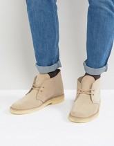 Clarks - Desert boots scamosciate beige - Beige