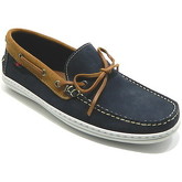 Scarpe Londons Life 65635 MOCASSINI UOMO BARCA CAMOSCIO BLU