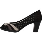 Scarpe Mary Collection scarpe donna decolte nero camoscio AF744