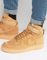 Nike - Air Force 1 '07 LV8 882096-200 Flax - Scarpe da ginnastica alte color cuoio - Cuoio