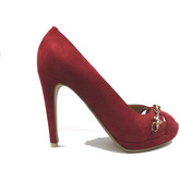 Scarpe Paciotti 4us scarpe donna PACIOTTI decolte rosso camoscio au210