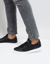 River Island - Sneakers con inserto a rete al lato nere - Nero