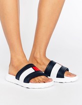 Tommy Hilfiger - Sandali con fascia a bandiera - Multicolore