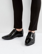 Walk London - City - Scarpe Oxford in pelle extra lucida - Nero