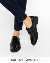 ASOS - MAI - Scarpe brogue in pelle - Nero