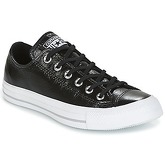 Scarpe Converse  CHUCK TAYLOR ALL STAR CRINKLED PATENT LEATHER OX BLACK/BLACK/WHI