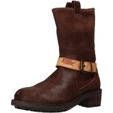 Stivaletti Alviero Martini scarpe donna PRIMA CLASSE stivaletti marrone pelle scamosciata