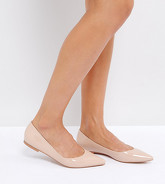 ASOS - LATCH - Ballerine a punta - Beige