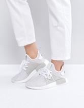 adidas Originals - NMD Xr1 Primeknit - Scarpe da ginnastica beige - Bianco