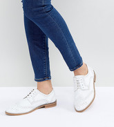 ASOS - MOJITO - Scarpe brogue in pelle - Bianco