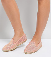 ASOS - JANIE - Espadrilles a pianta larga - Oro